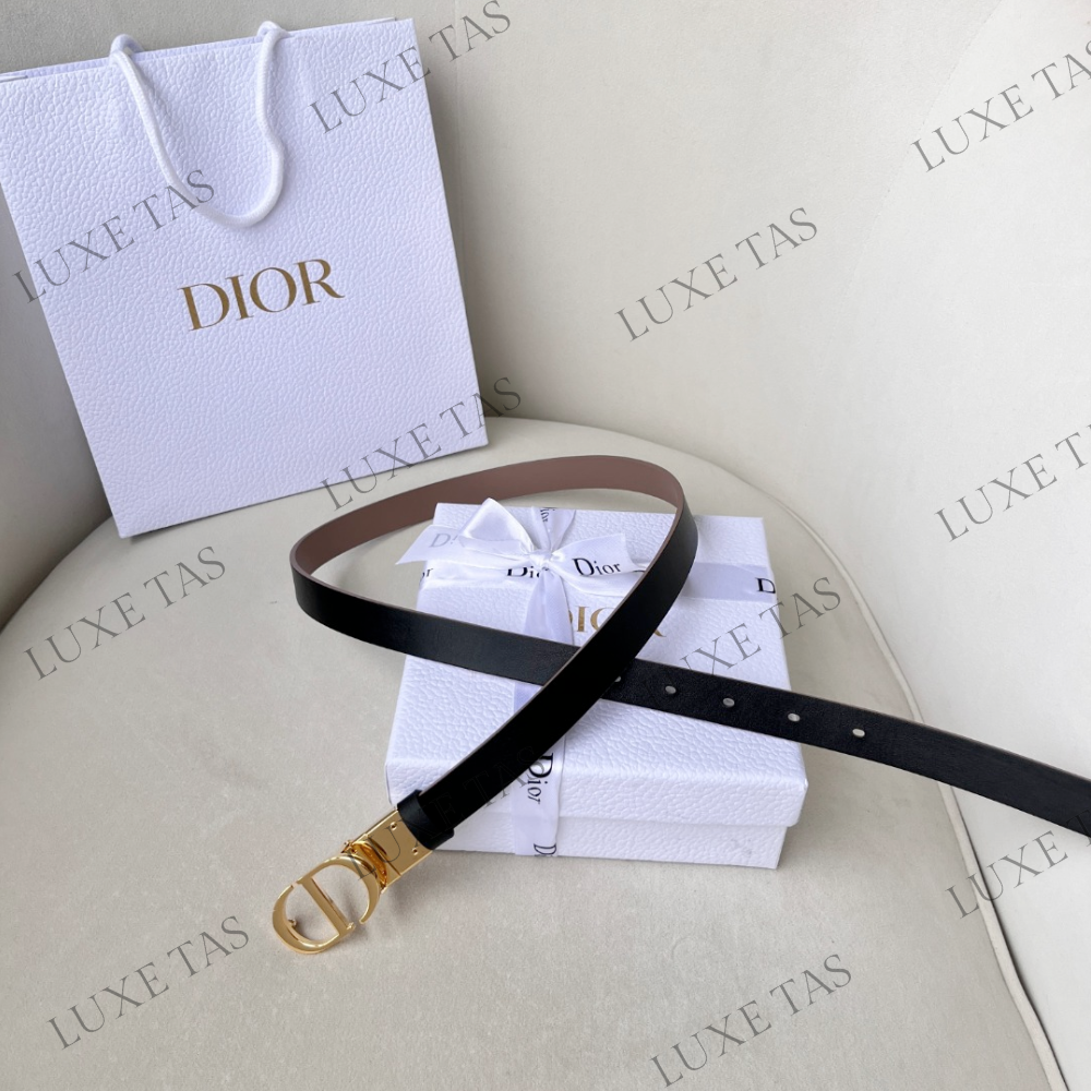 20mm Hazelnut and Black 30 Montaigne Reversible Belt Designer Belts for Women