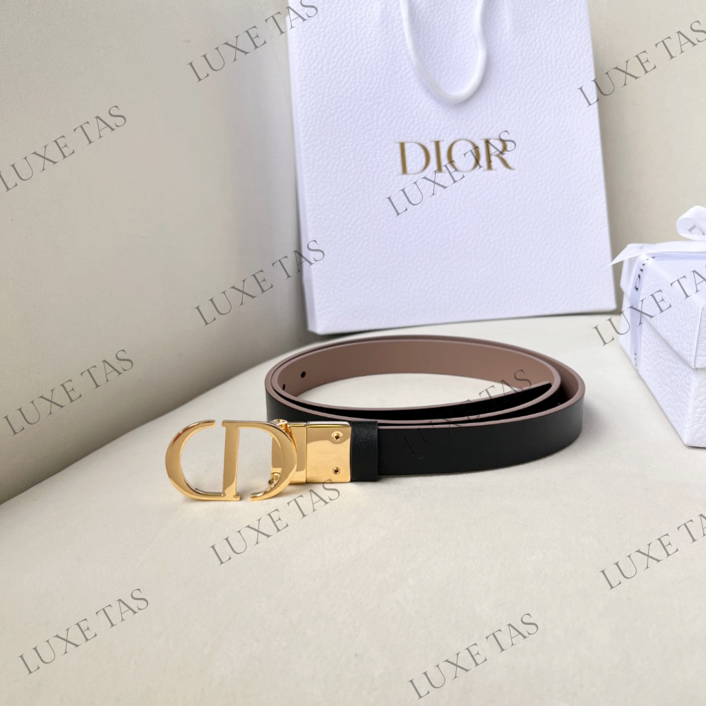 20mm Hazelnut and Black 30 Montaigne Reversible Belt Designer Belts for Women