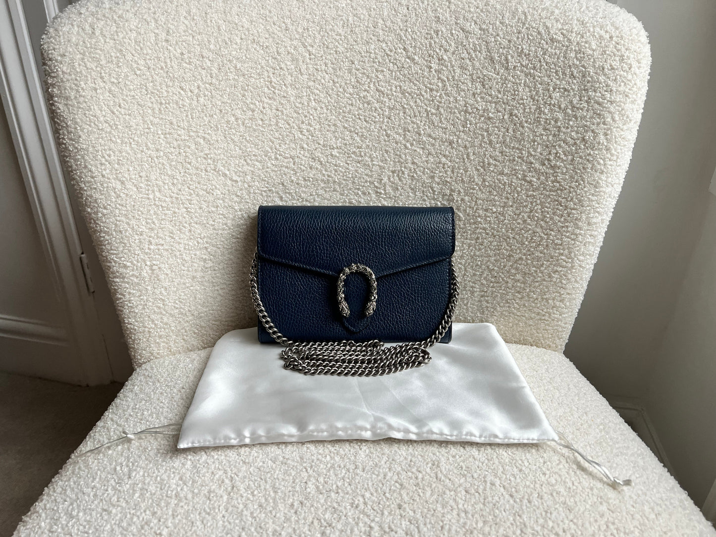 Gucci Dionysus Navy Mini Chain Bag (RRP £1340)