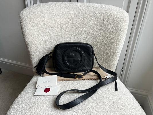Gucci Black Small Blondie Shoulder Bag (RRP £1380)