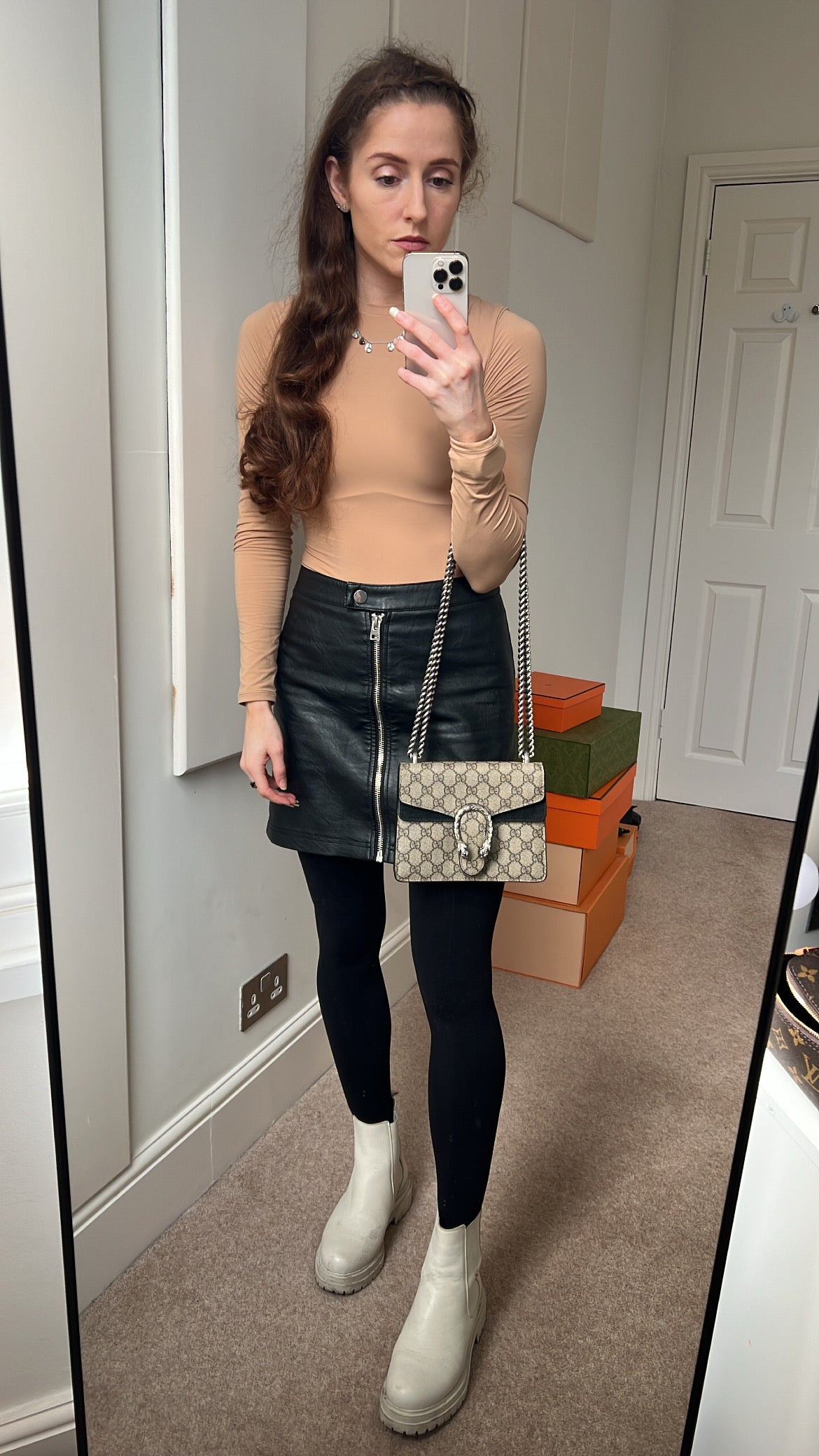 Gucci Dionysus GG Supreme Mini Shoulder Bag (RRP £1,700)