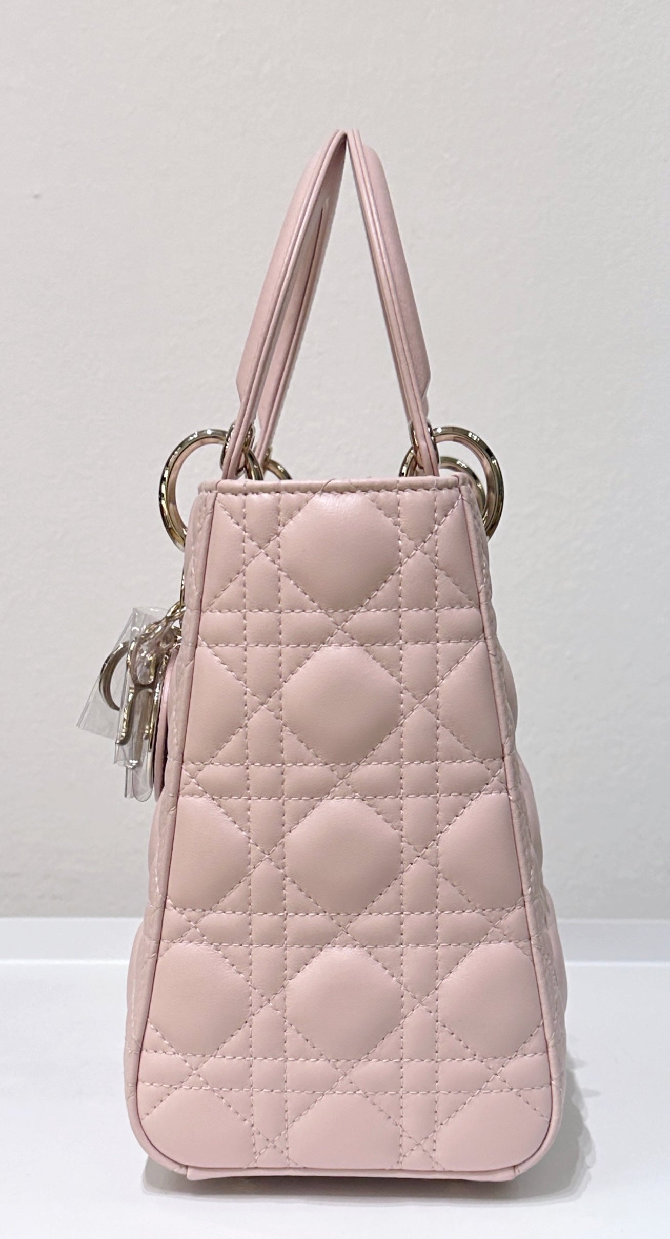 My Lady Medium Lady Dior Bag Pink Cannage Lambskin Flap Bag