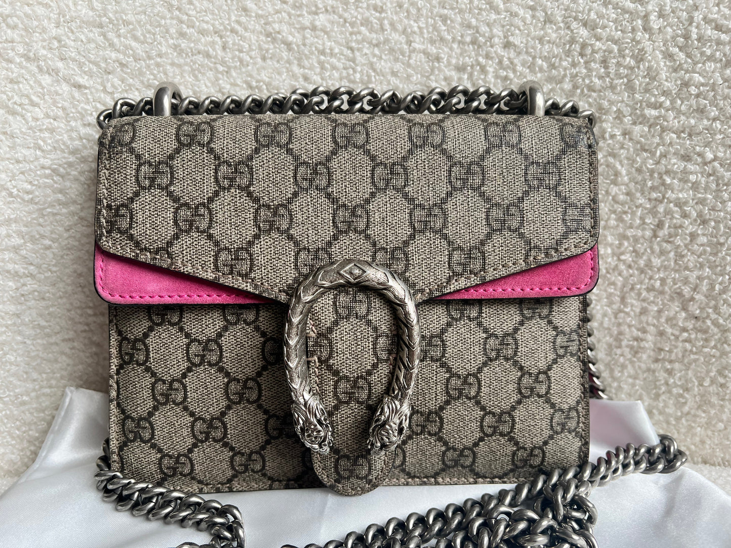Gucci Dionysus GG Supreme Mini Shoulder Bag (RRP £1,700)