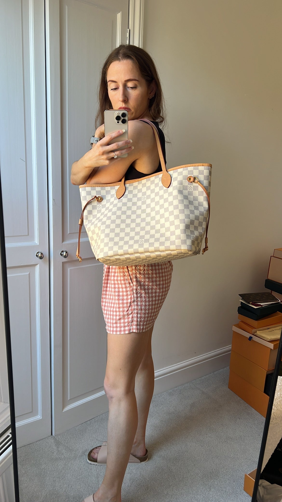 Louis Vuitton Neverfull MM Damier Azur (RRP £1,430)