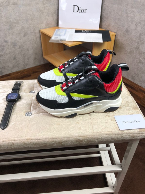 Christian Dior B22 Yellow Red Sneaker