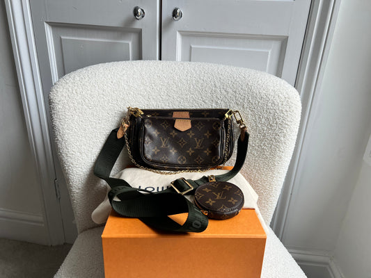 Louis Vuitton Multi Pochette Accessoires Khaki (RRP £2030)