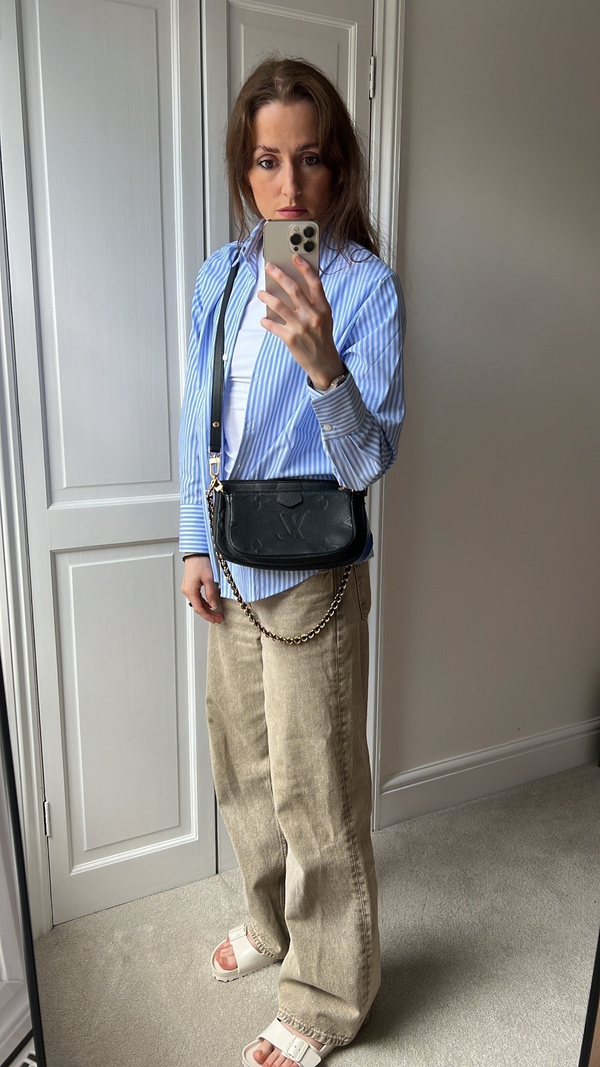 Louis Vuitton Multi Pochette Accessoires Black Empreinte (RRP £2170)