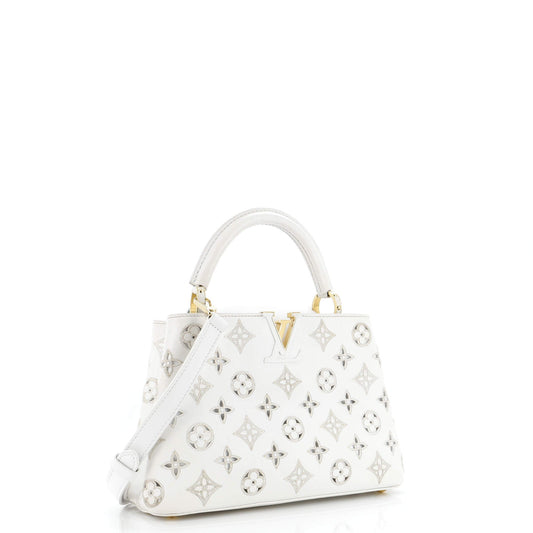 Louis Vuitton Capucines Bag Monogram Cutout Broderie Leather BB