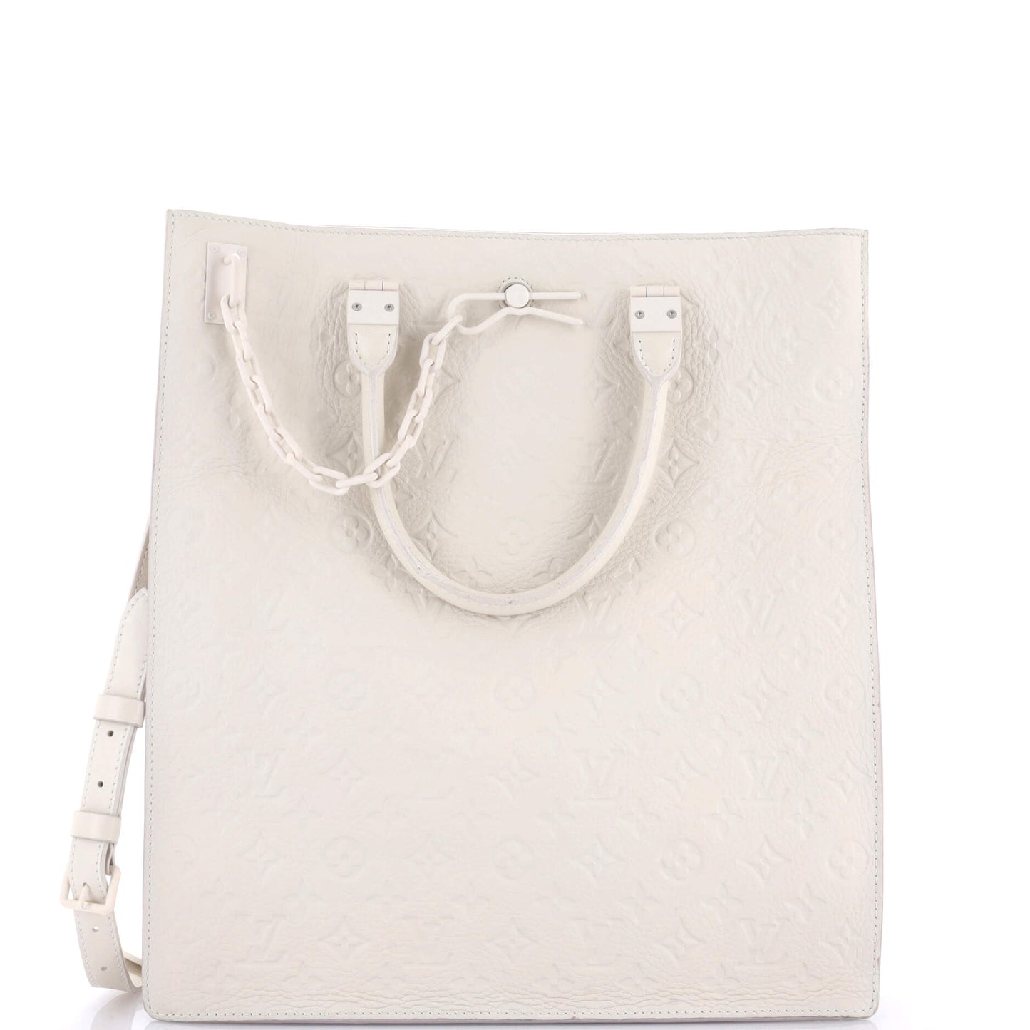 Louis Vuitton Sac Plat Bag Monogram Taurillon Leather