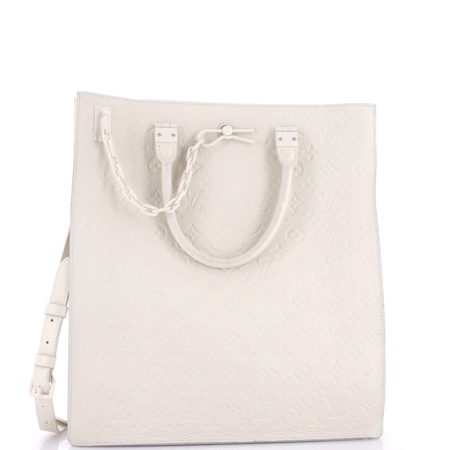 Louis Vuitton Sac Plat Bag Monogram Taurillon Leather