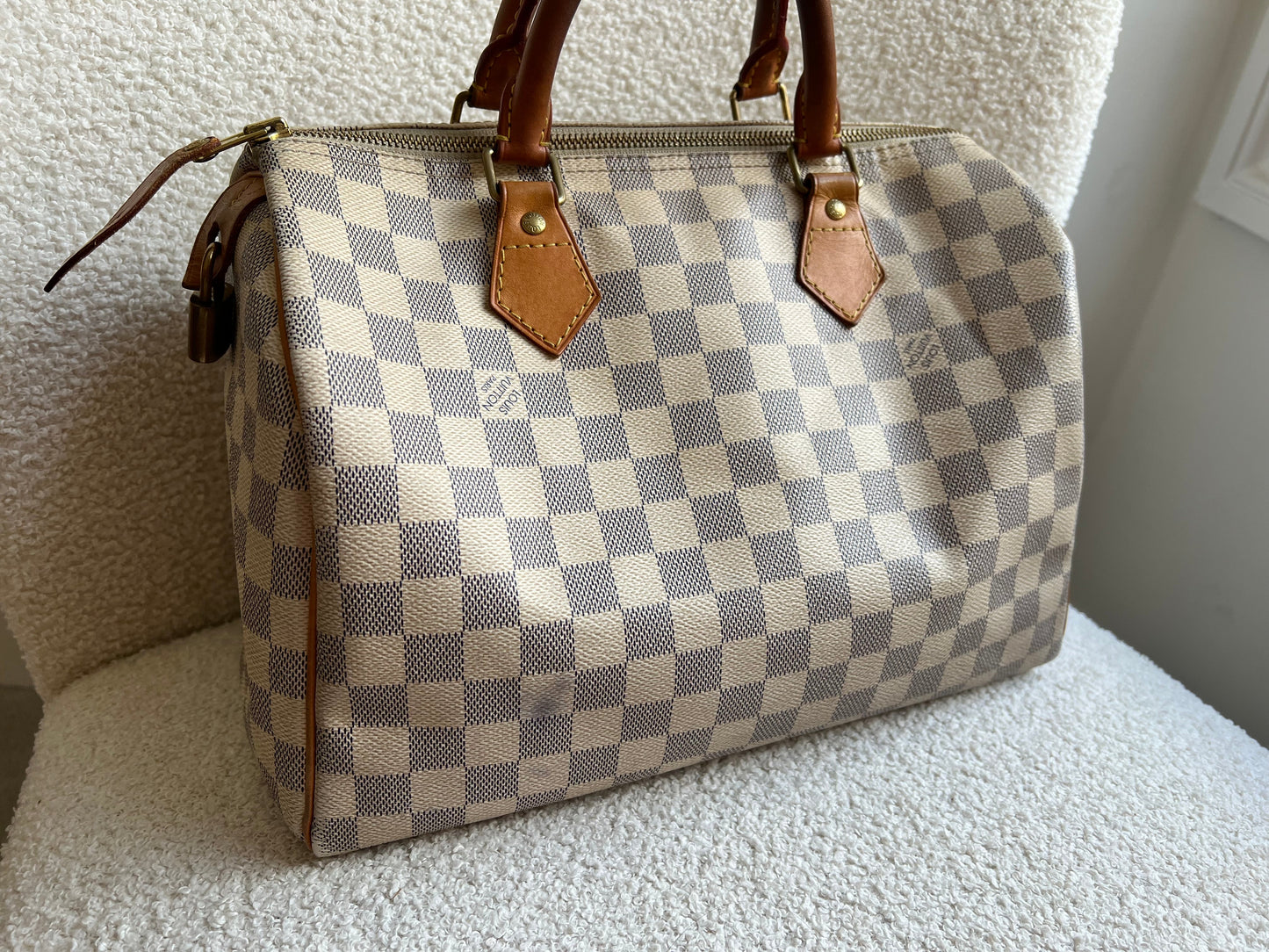 Louis Vuitton Speedy 30 Damier Azur