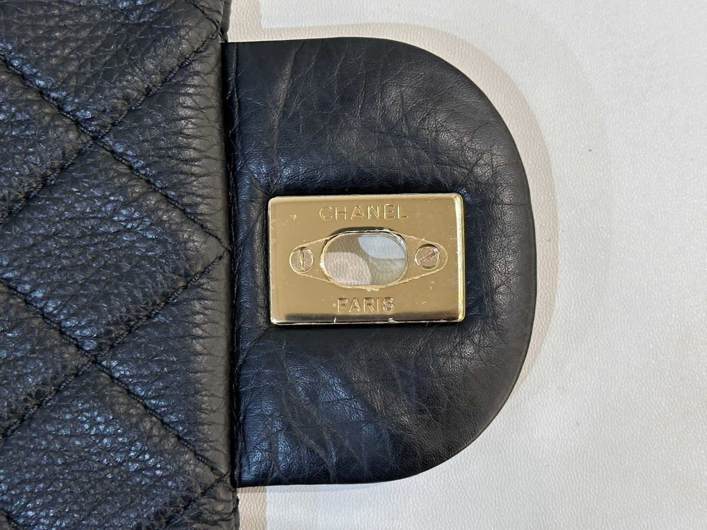 Chanel 2017 Calfskin Quilted XXL Travel Flap shoulder bag Black GHW 2382 holo card