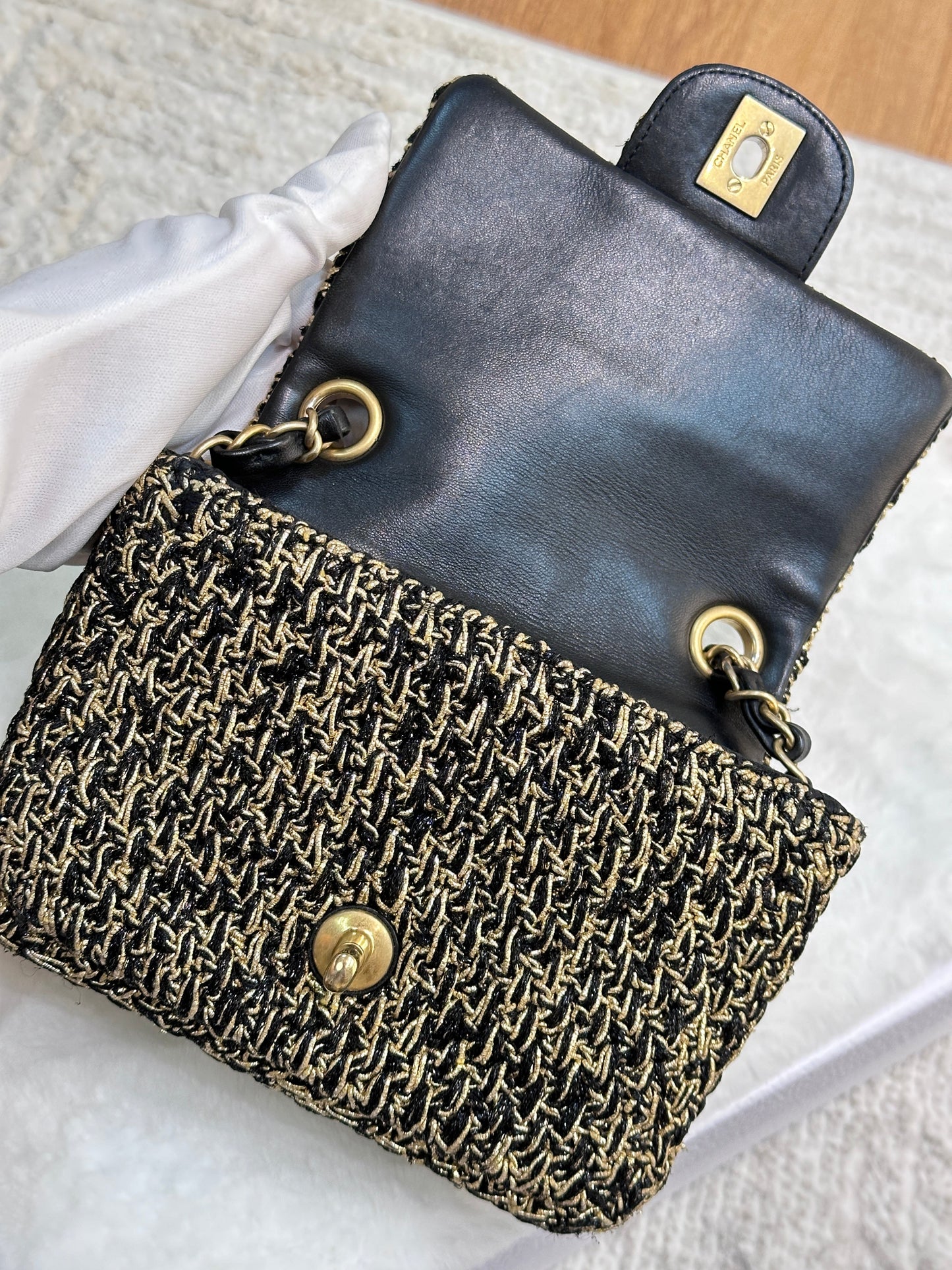 CHANEL Classic Flap Bag Mini Square