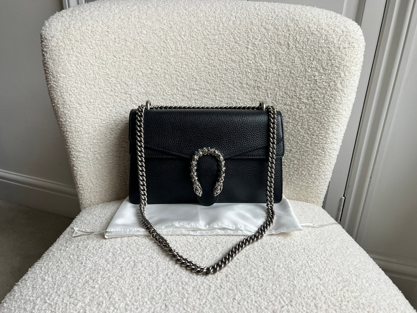 Gucci Dionysus GG Black Small Shoulder Bag (RRP £2,670)