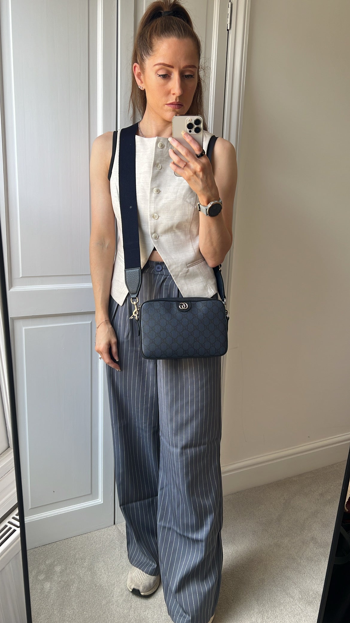 Gucci Ophidia Blue/Black Small Crossbody Bag (RRP £1360)