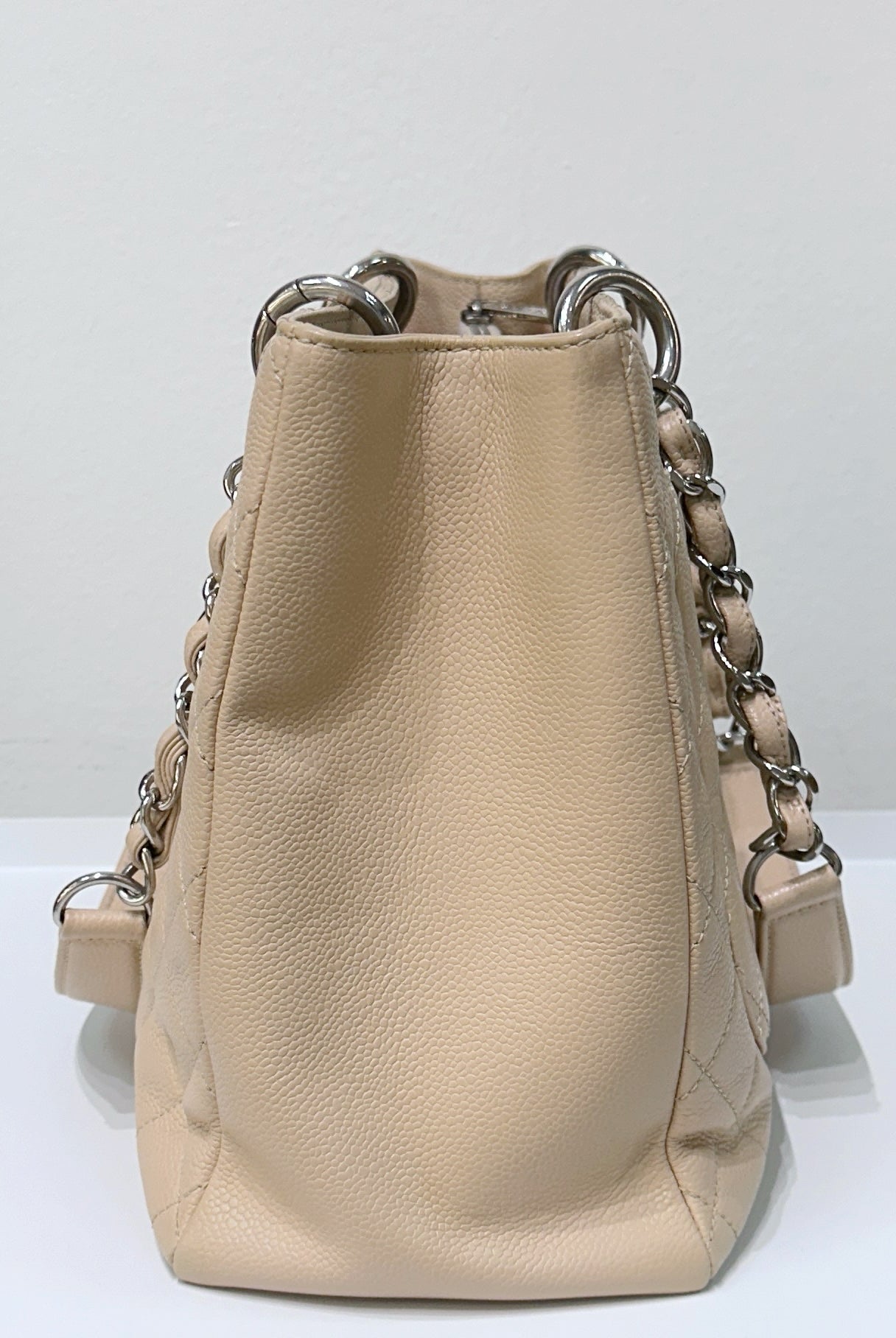 Chanel GST Beige Caviar Shw Bag
