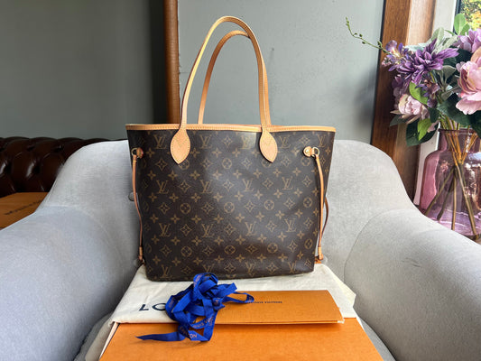 Louis Vuitton Neverfull MM Monogram Pivoine Interior (RRP £1,410)