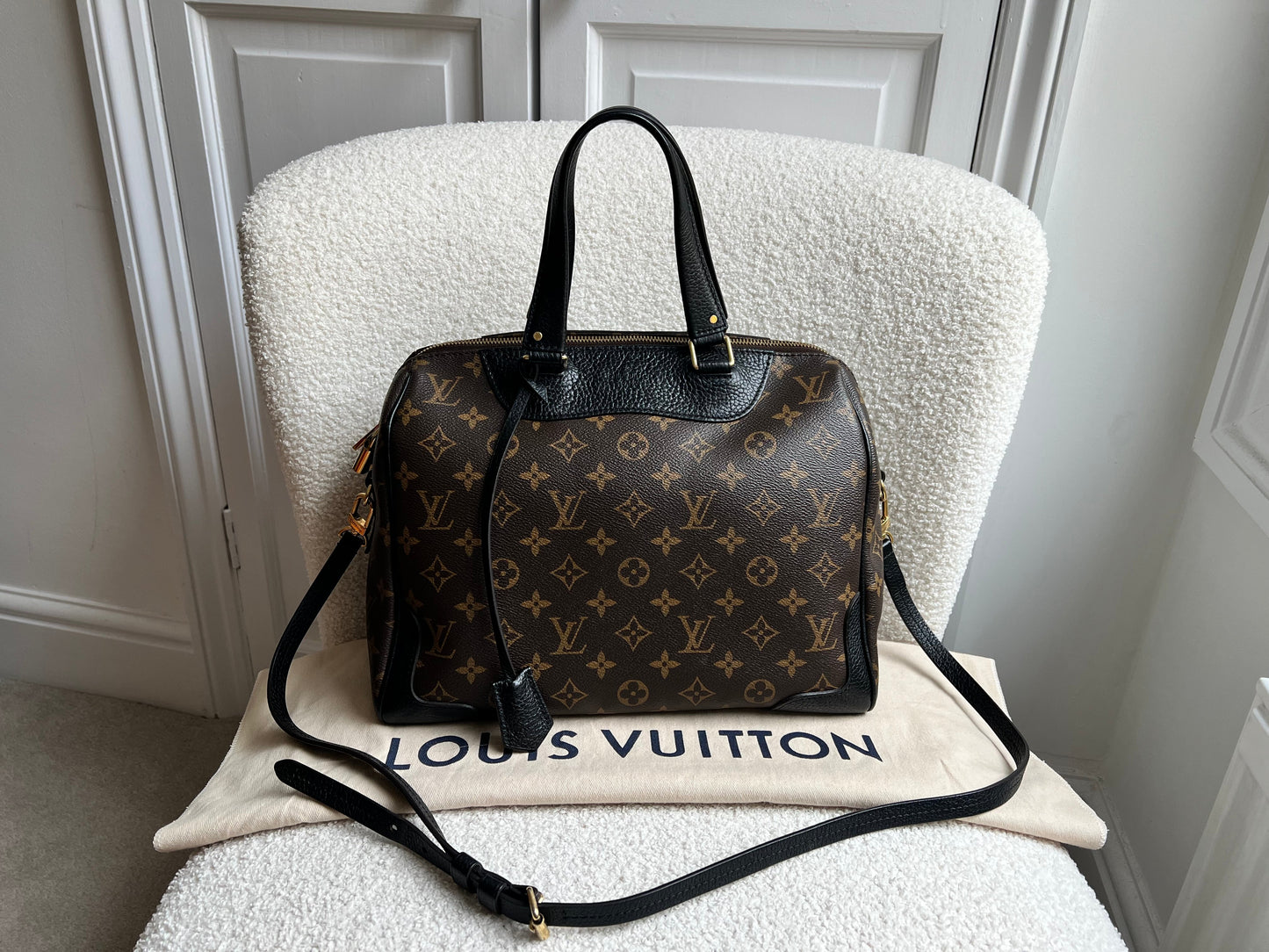 Louis Vuitton Retiro Bag Monogram and Black (RRP £1470)