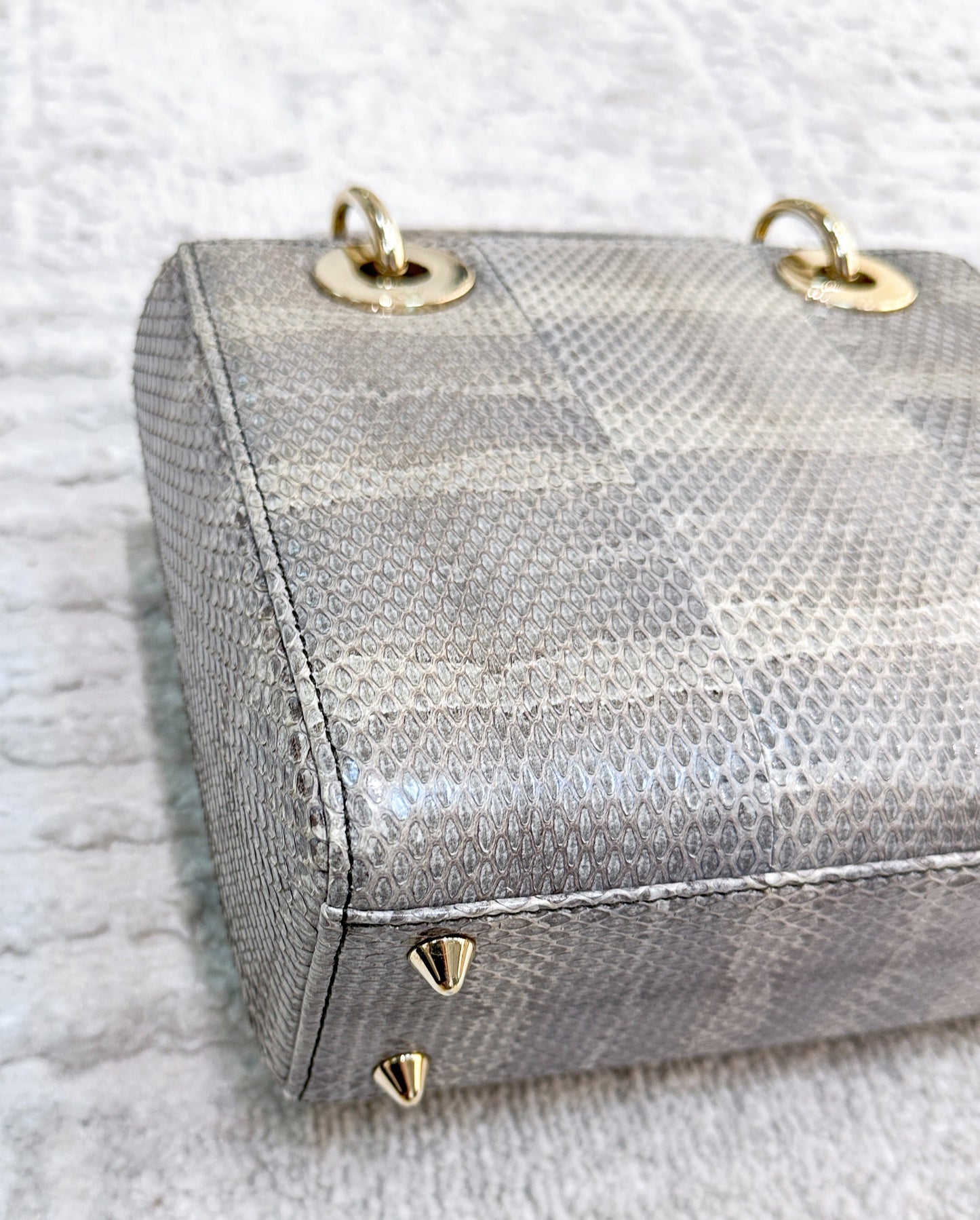 Lady Dior My Dior Exotic Python Bag
