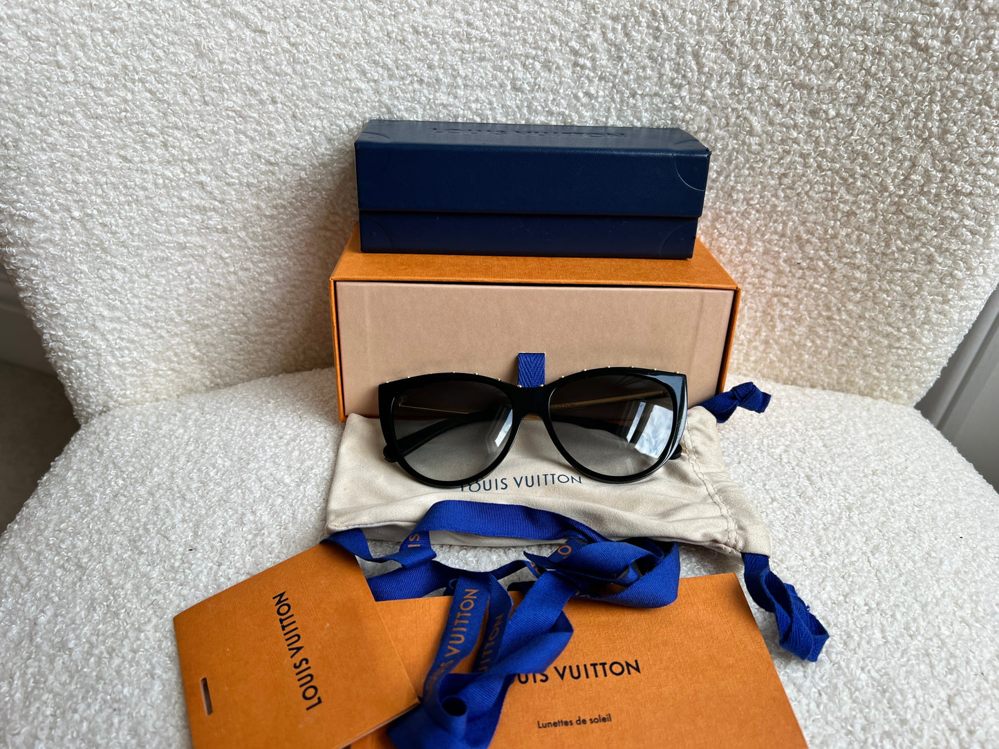 Louis Vuitton Black La Boum Sunglasses (RRP £535)