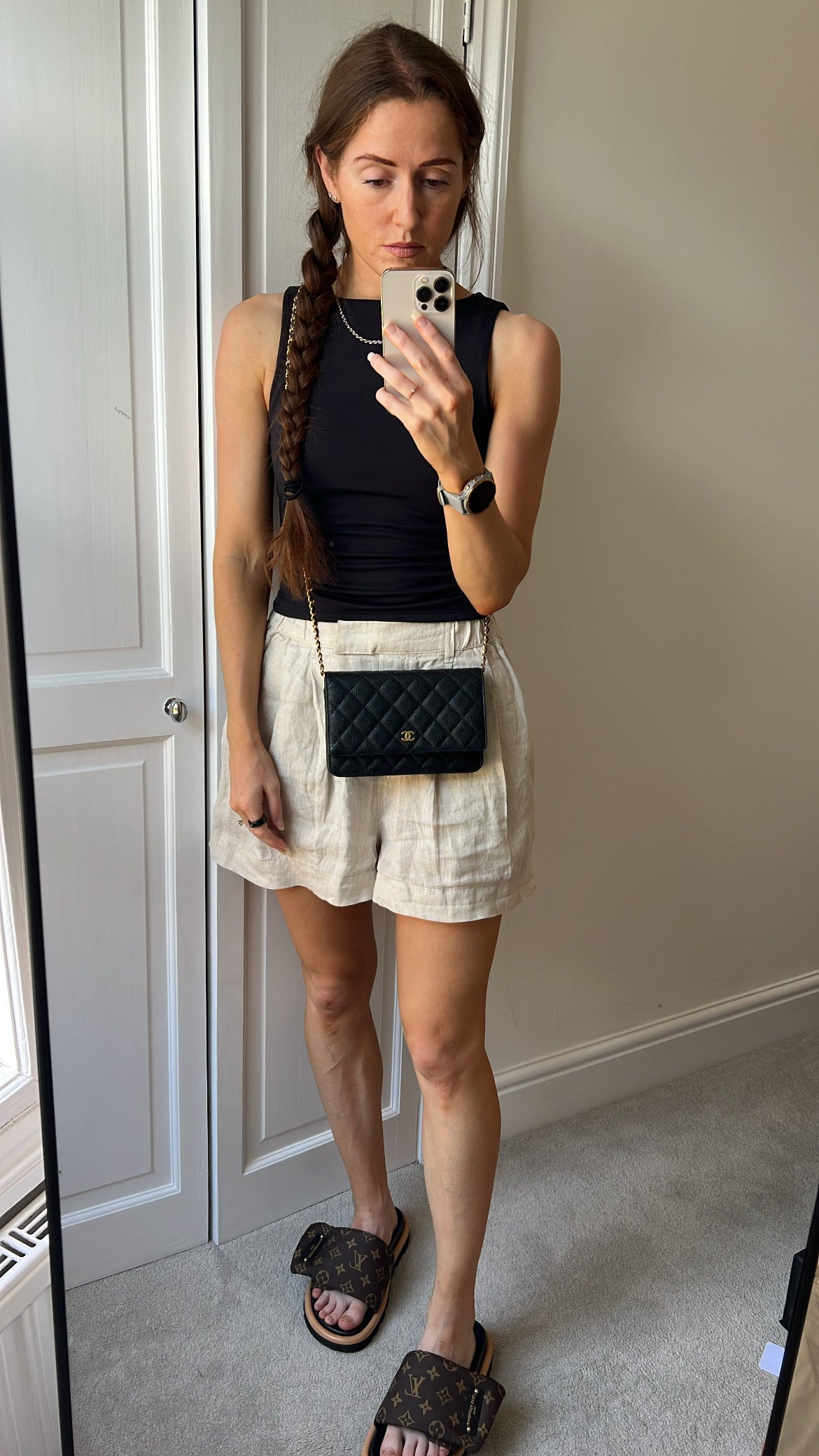 Chanel Black Caviar Wallet on Chain (RRP £2,930)