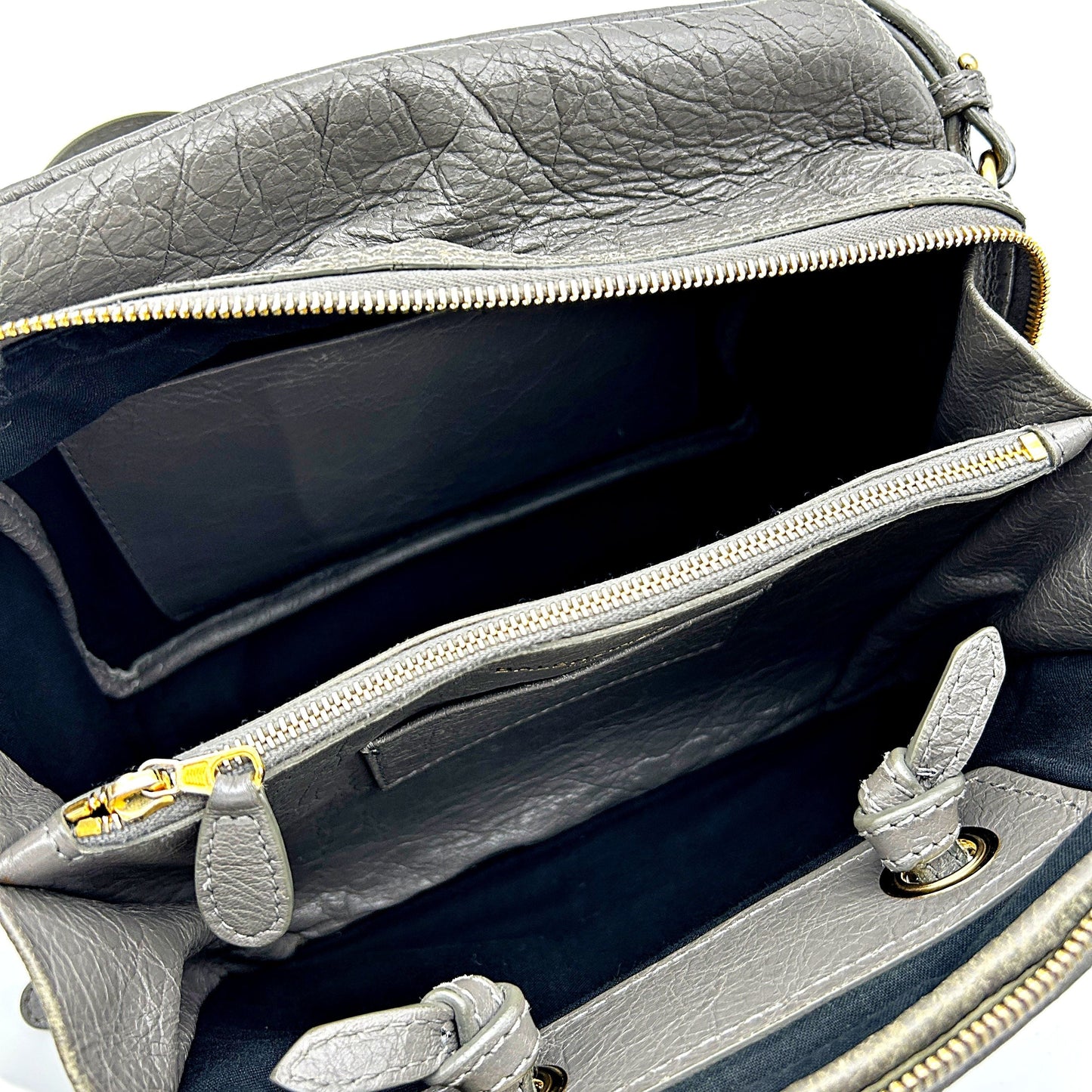 Balenciaga Agneau Blanket Square M Bag - Grey Handle Bags, Handbags LA20405
