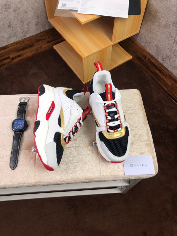 Christian Dior B22 Yellow Red Sneaker