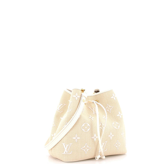Louis Vuitton Neo Noe By The Pool Monogram Raffia MM