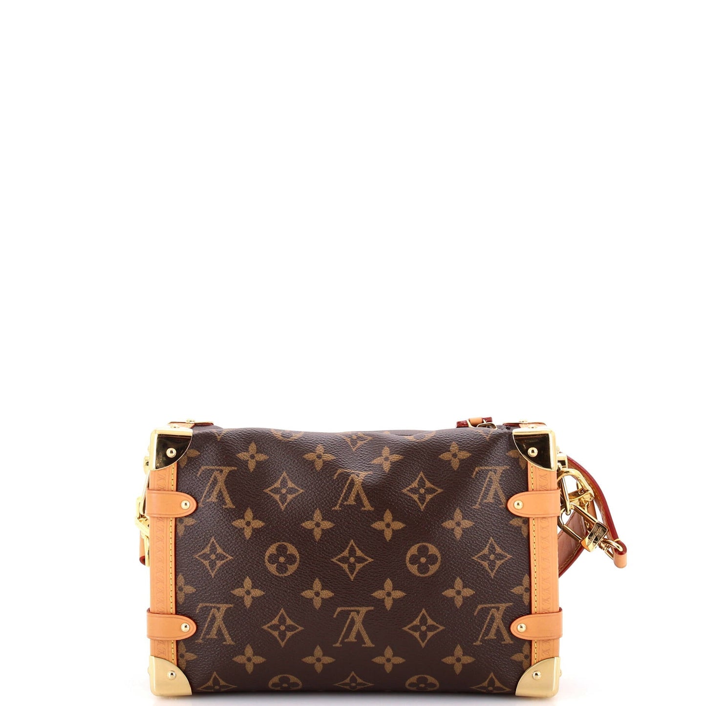 Louis Vuitton Side Trunk Handbag Monogram Canvas PM