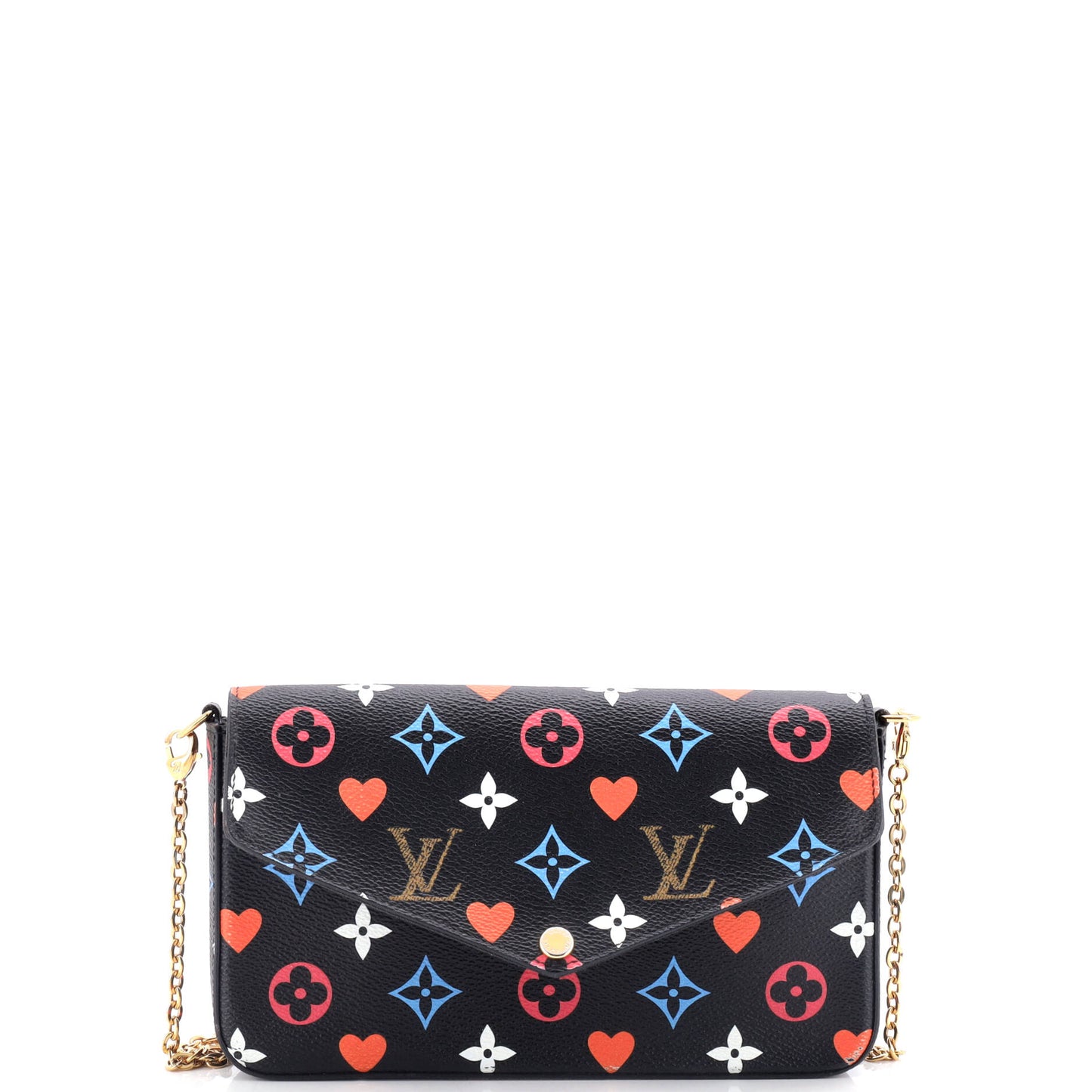 Louis Vuitton Felicie Pochette Limited Edition Game On Multicolor Monogram