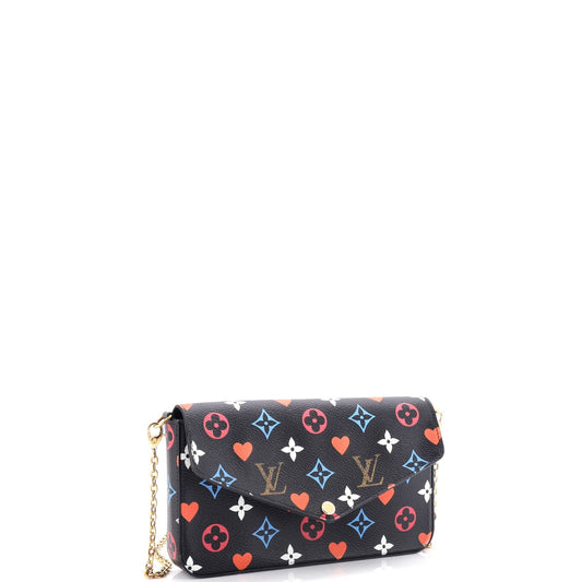 Louis Vuitton Felicie Pochette Limited Edition Game On Multicolor Monogram