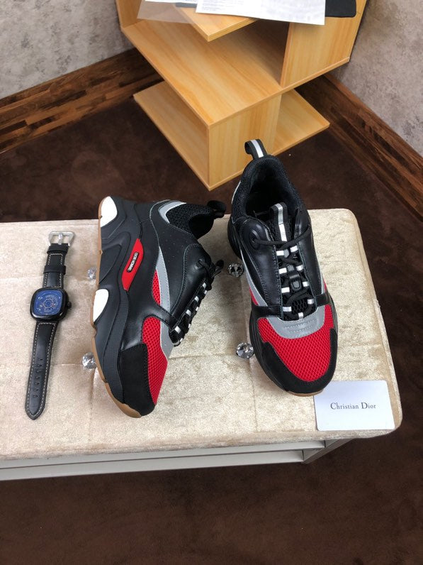 Christian Dior B22 Black And Red Sneaker