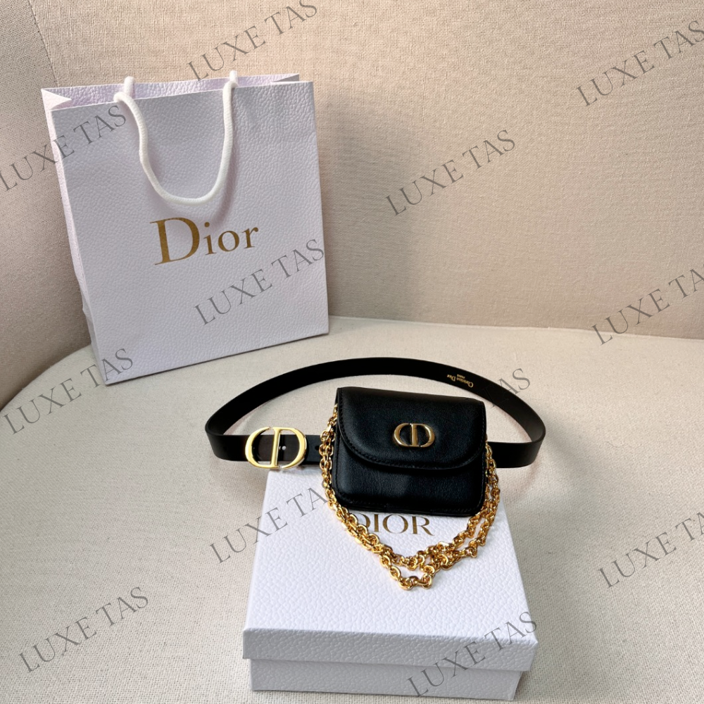 30 Montaigne Removable Pouch Belt Designer Belts for Women