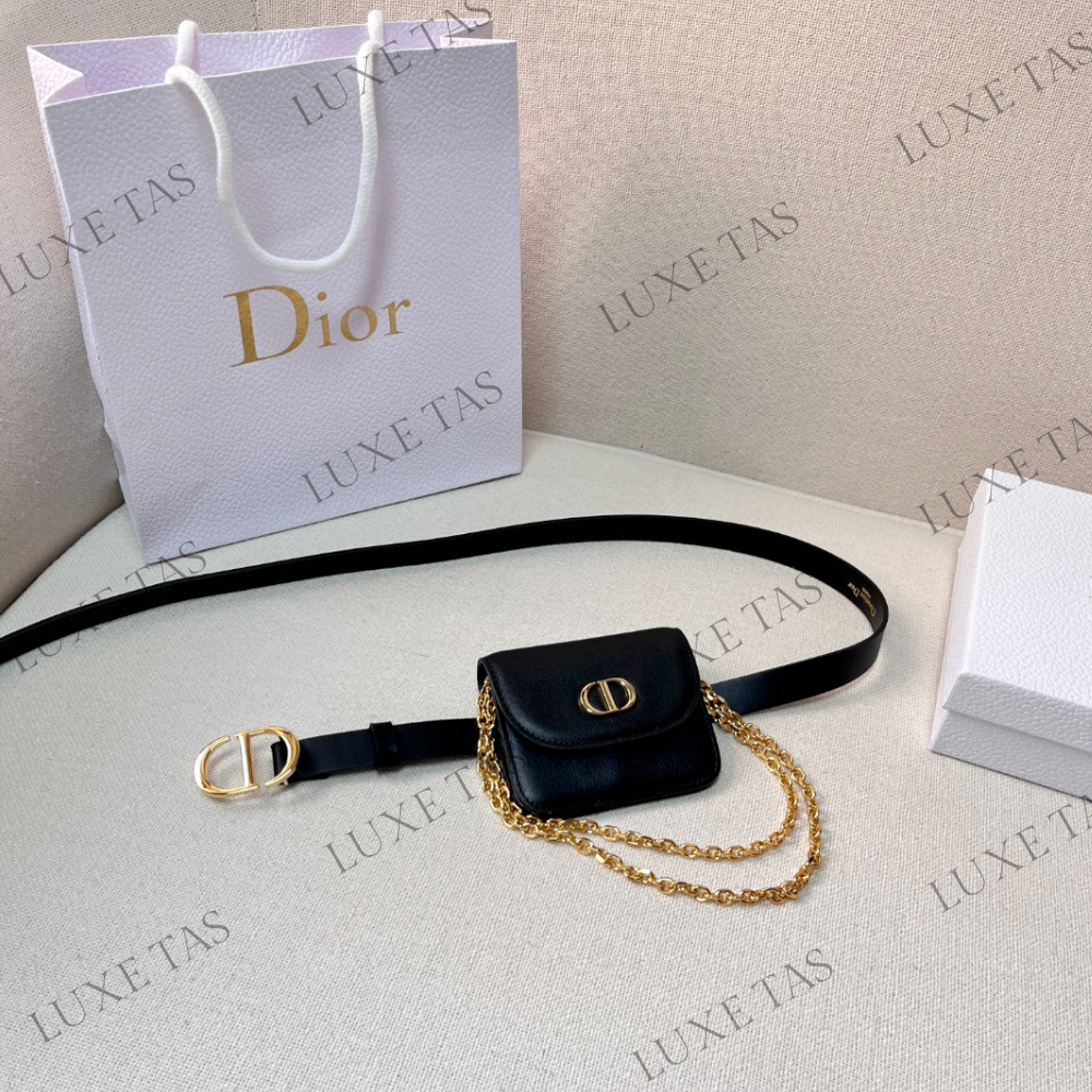 30 Montaigne Removable Pouch Belt Designer Belts for Women