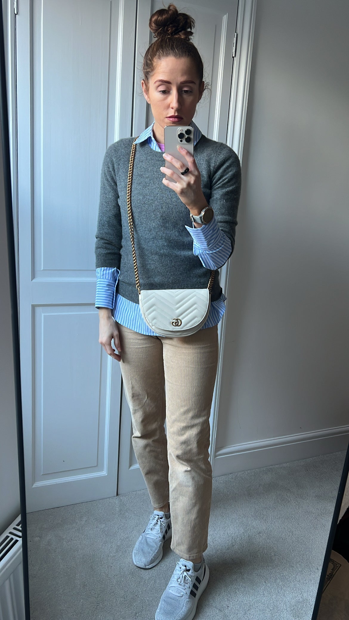 Gucci GG White Marmont Mini Bag (RRP £1,240)