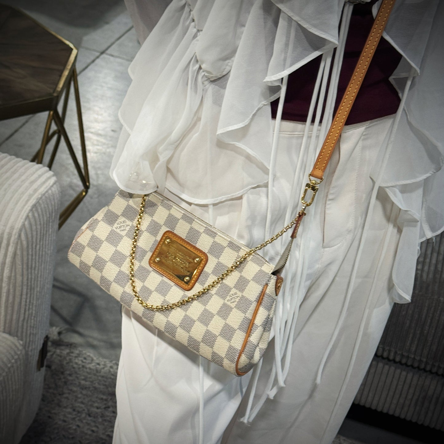Louis Vuitton Damier Azur Eva Pochette TWS