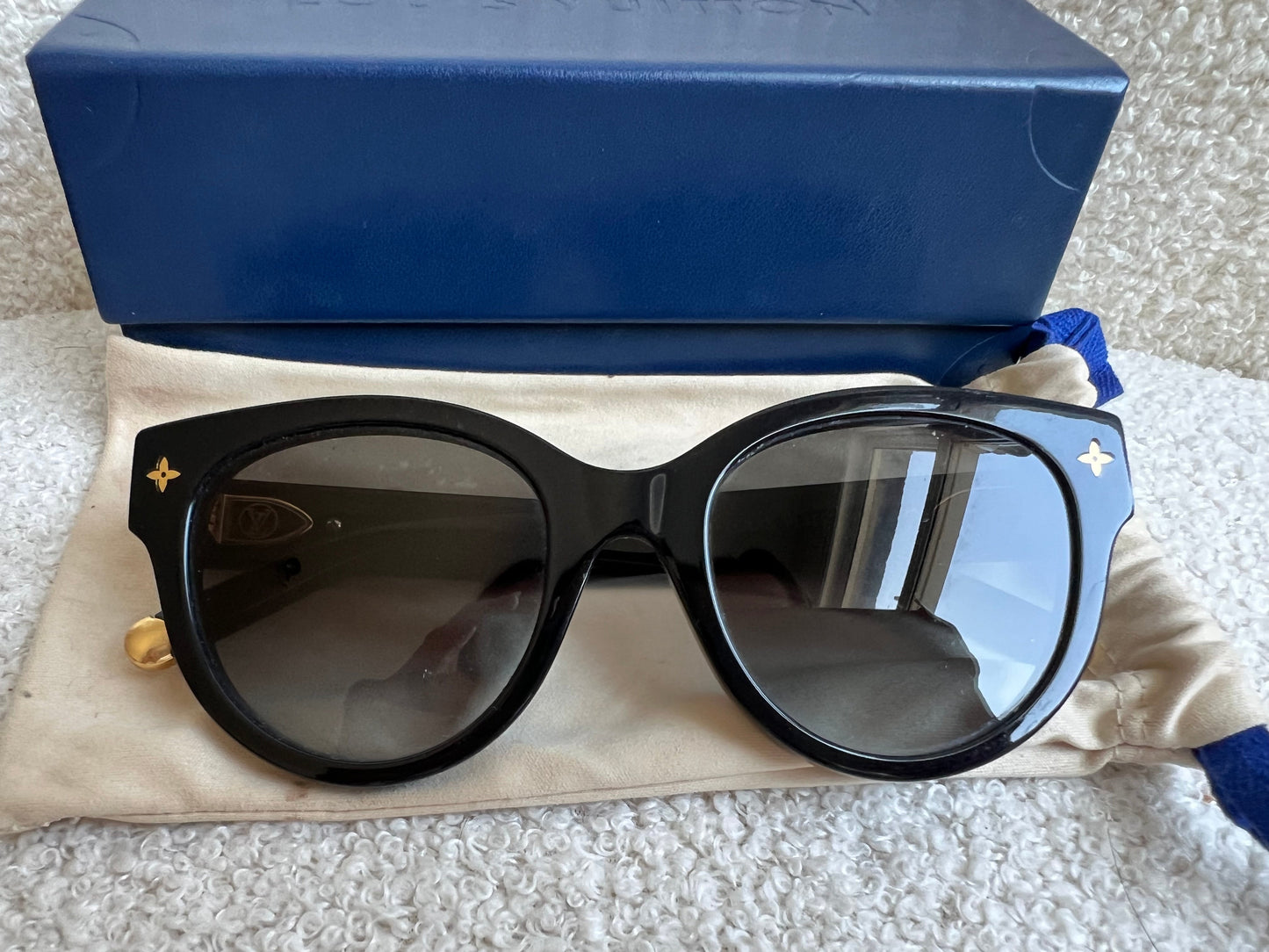 Louis Vuitton Black My Monogram Square Sunglasses (RRP £390)