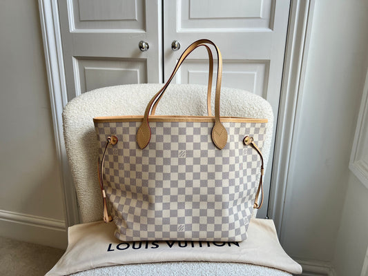 Louis Vuitton Neverfull MM Damier Azur (RRP £1,430)