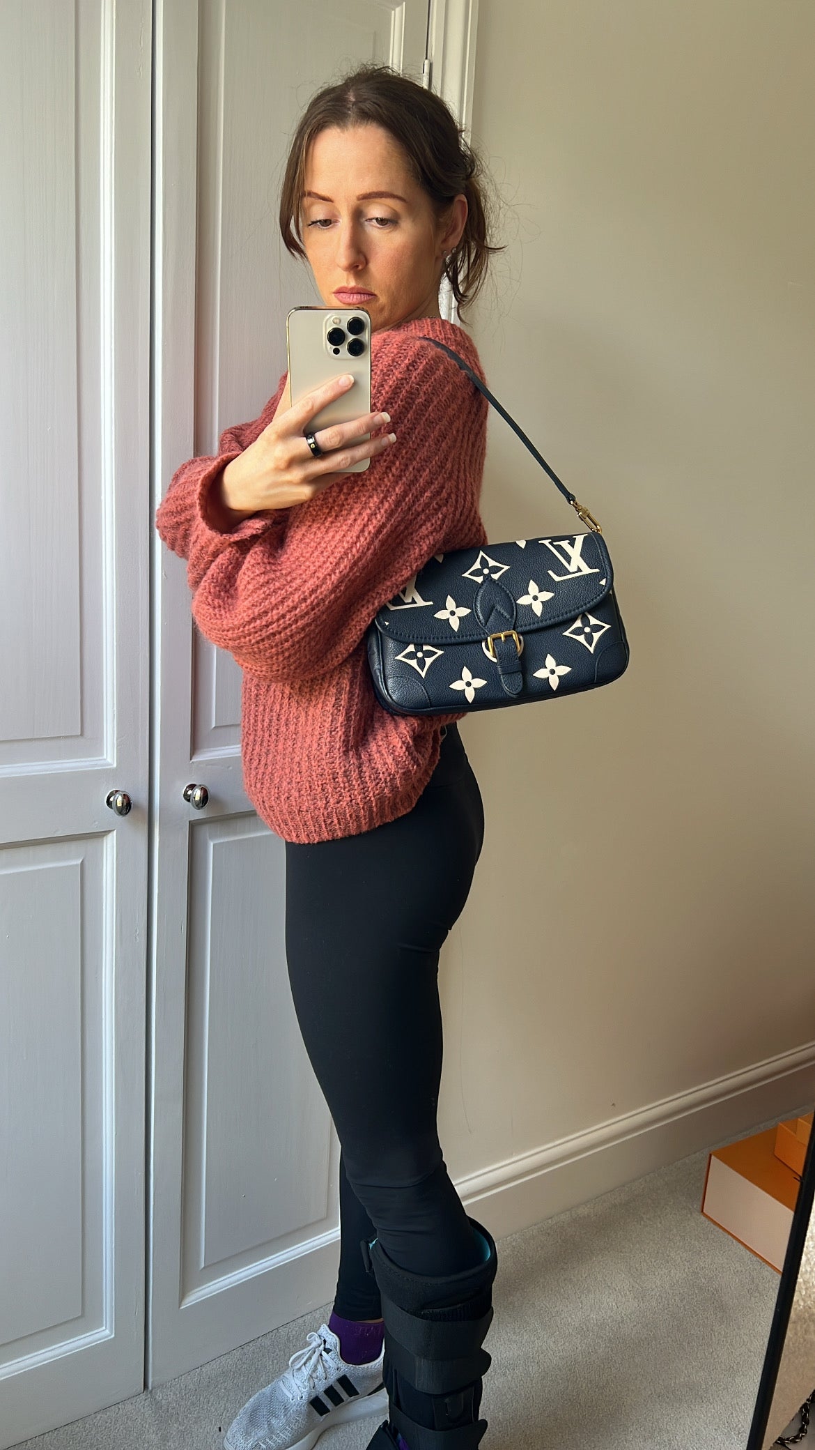 Louis Vuitton Diane Satchel Bicolour Empreinte (RRP £2,020)