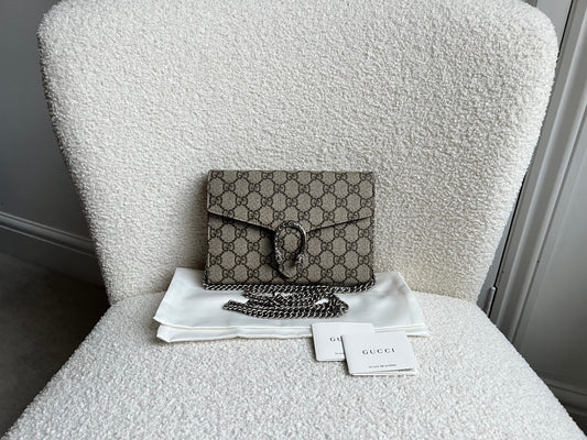 Gucci Dionysus GG Supreme Chain Wallet (RRP £1250)