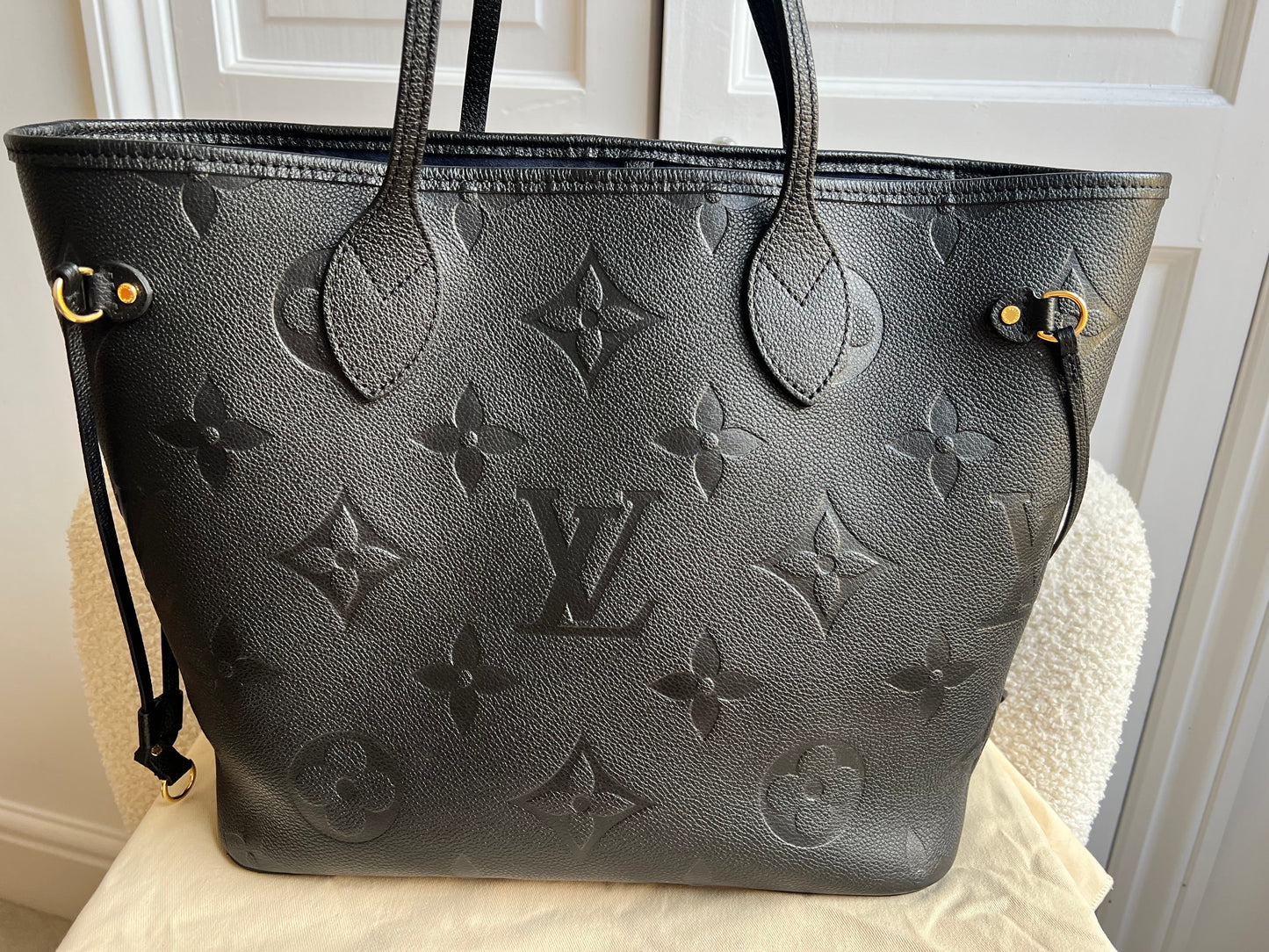 Louis Vuitton Neverfull MM Black Empreinte (RRP £1,980)