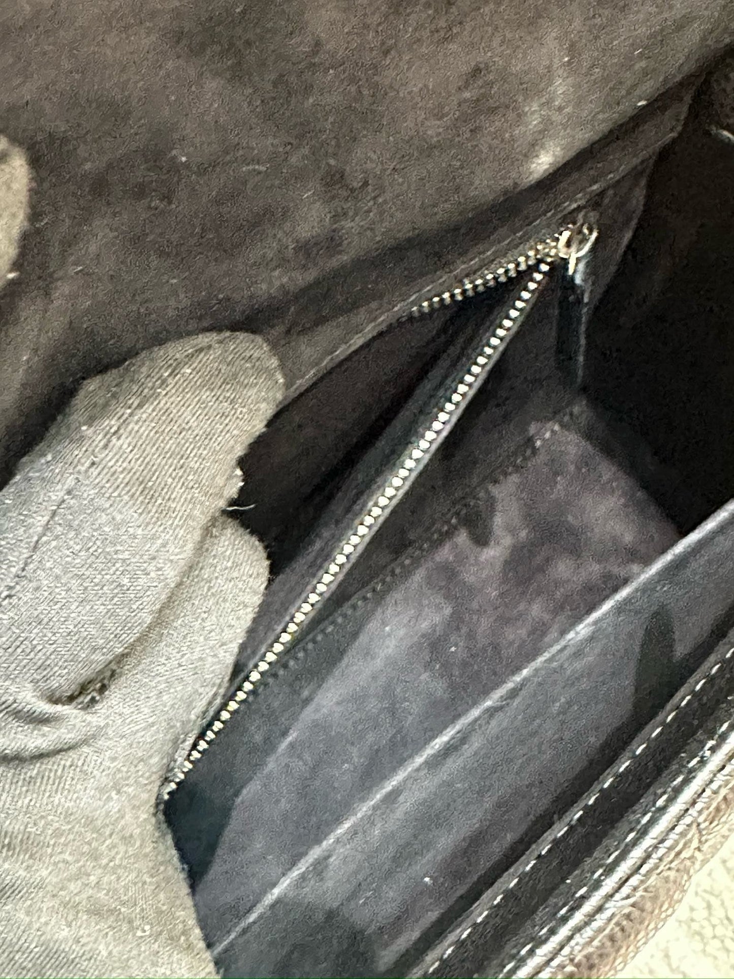 Christian Dior Medium Grained Cannage Calfskin Lady Dior Bag Black SHW