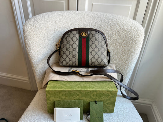 Gucci Ophidia GG Supreme Rounded Top Shoulder Bag (RRP £1,380)