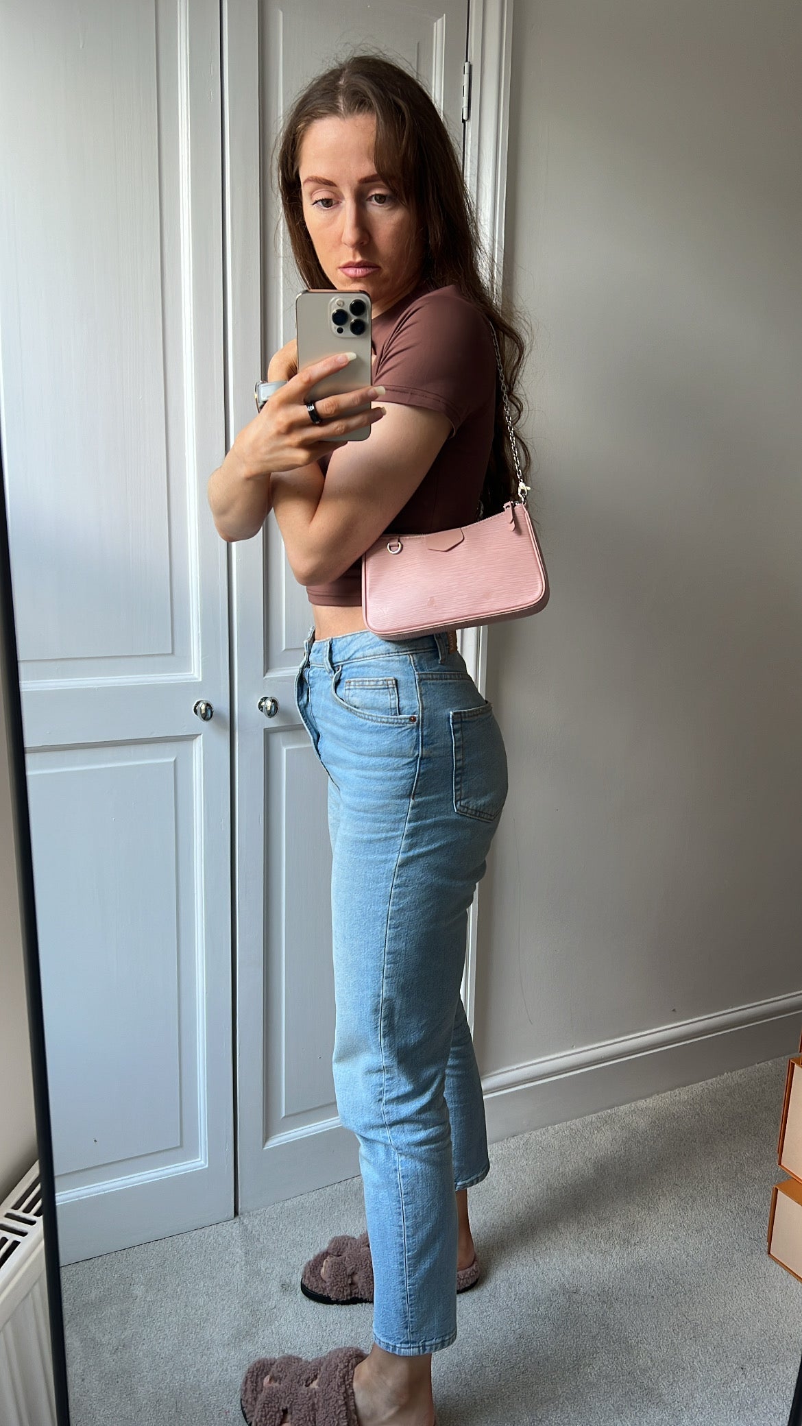 Louis Vuitton Easy Pouch Rose Ballerine Epi