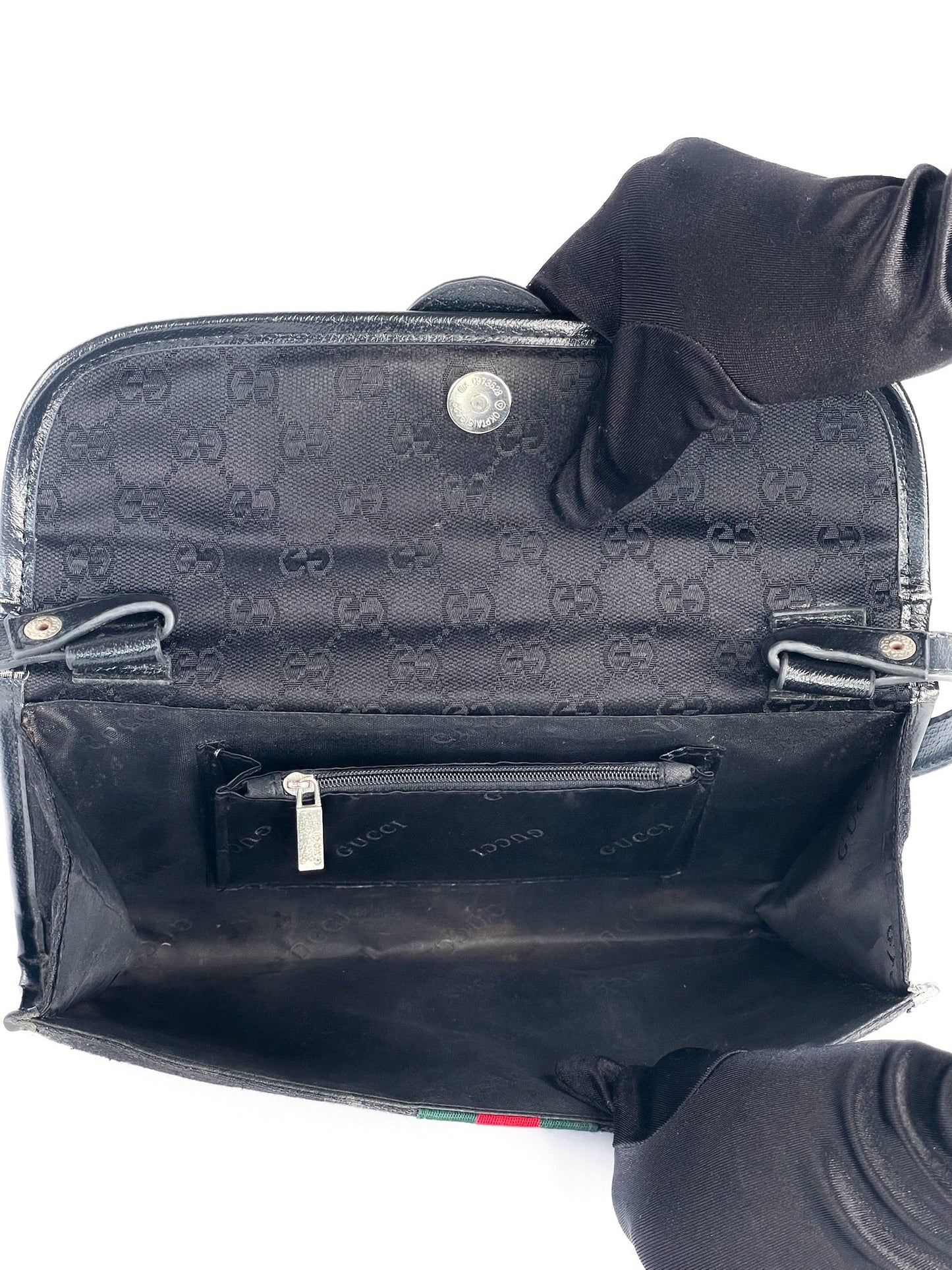 Gucci Vintage Horsebit GG Canvas Web