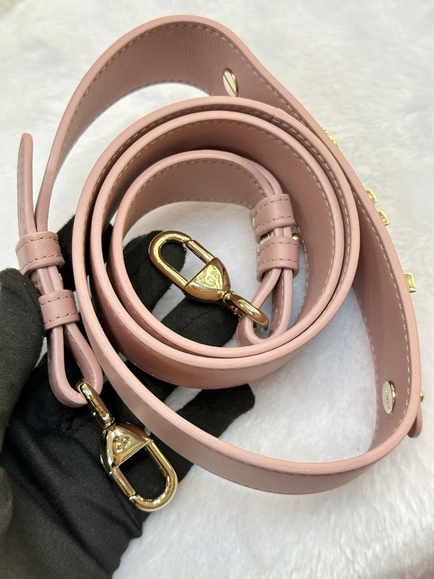 Christian Dior Small Lambskin Cannage My ABC Dior Lady Dior Pink