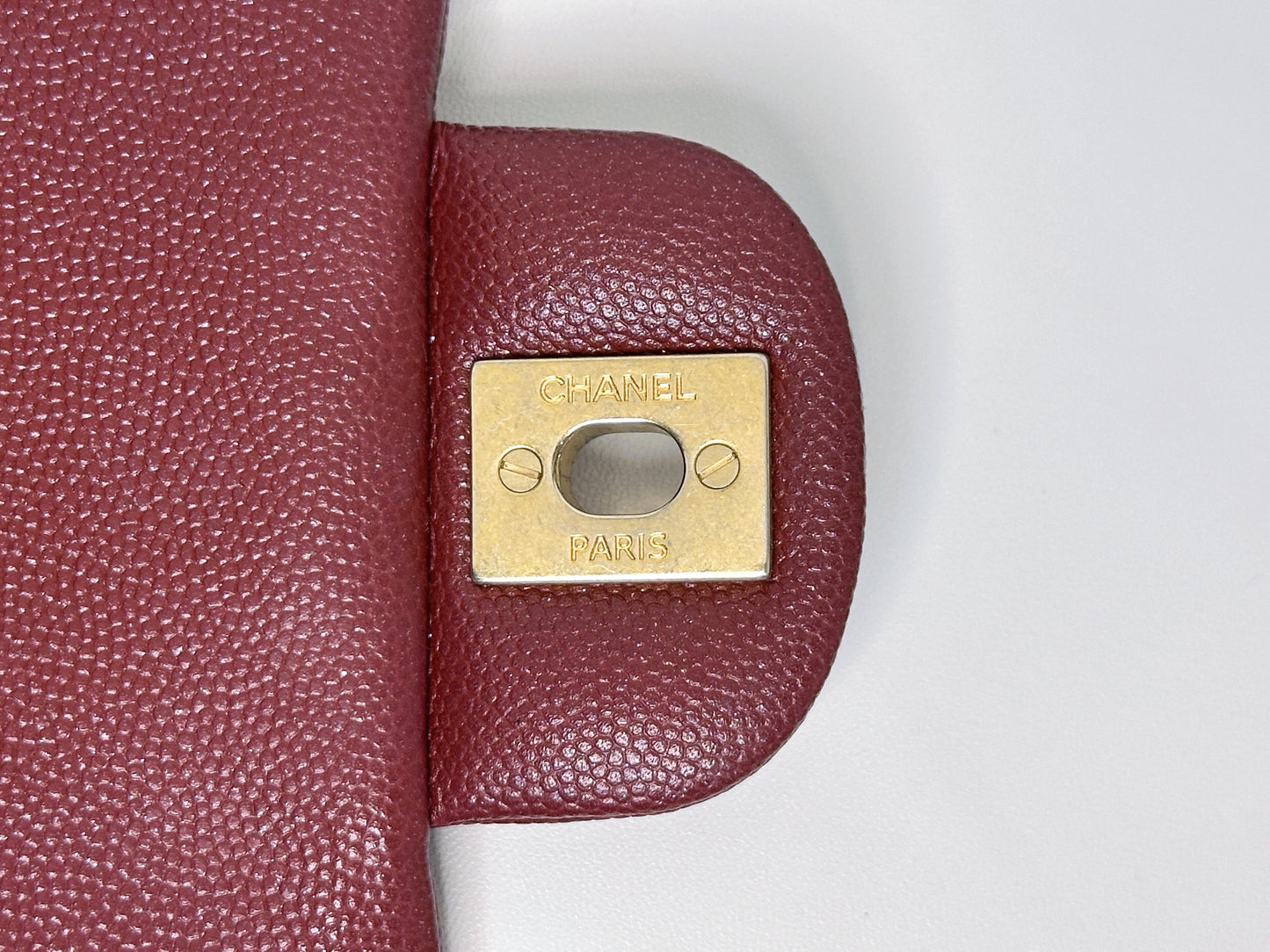 Chanel 18C Timeless Classic Mini Rectangular Flap Iridescent 2512 holo card