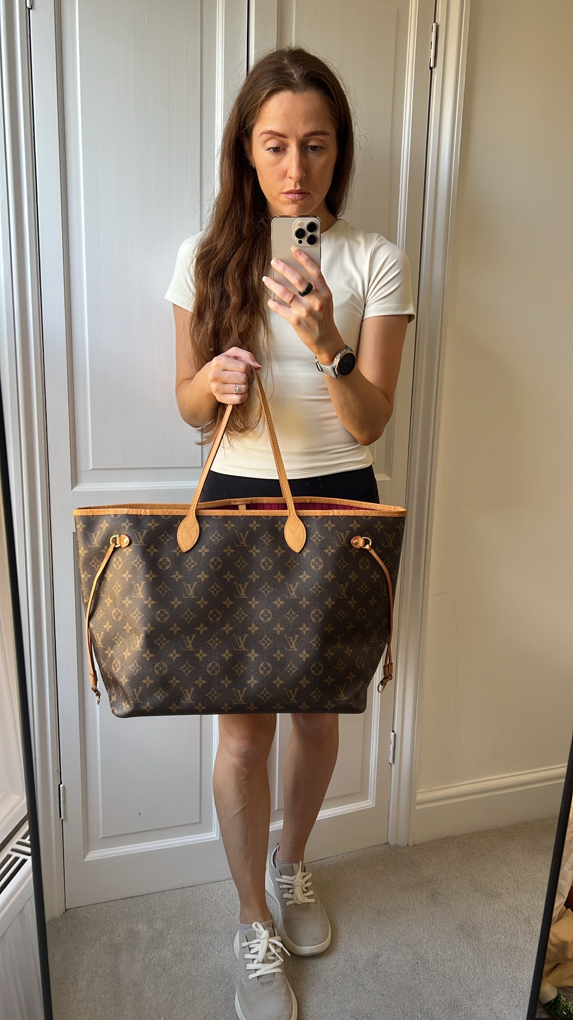 Louis Vuitton Neverfull GM Monogram Pivoine Interior (RRP £1,470)