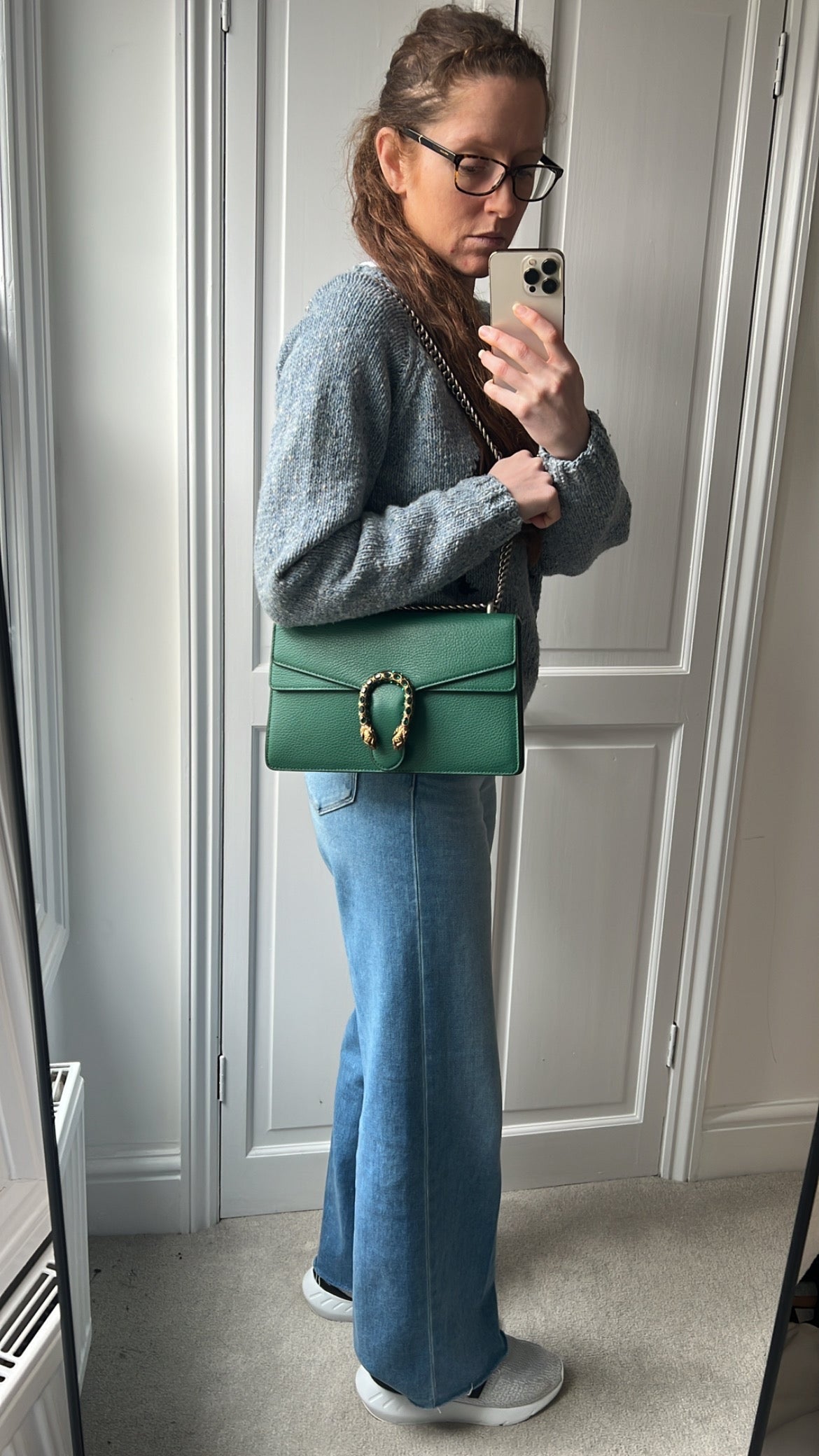 Gucci Dionysus GG Green Small Shoulder Bag (RRP £2,670)