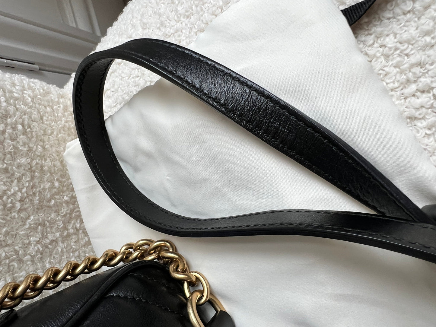 Gucci GG Black Marmont Small Shoulder Bag (RRP £1440)